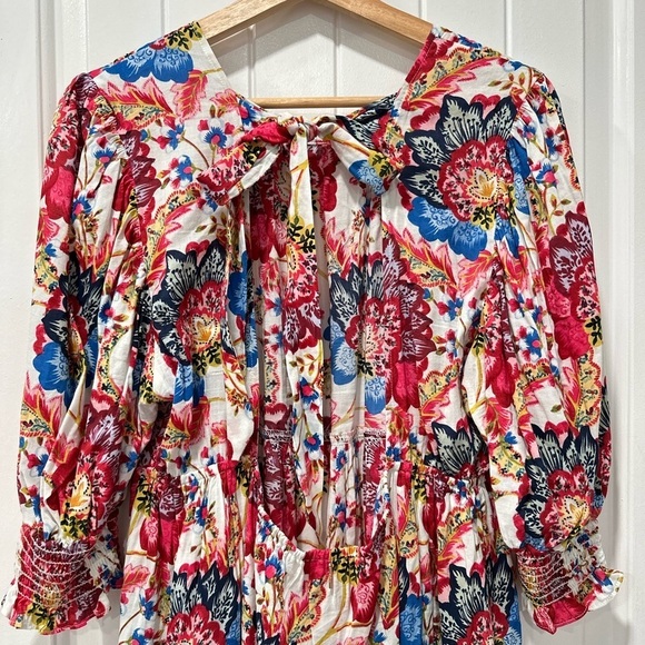 NWT Misa Los Angeles Open Back Honor Floral Mini Dress - Picture 9 of 14